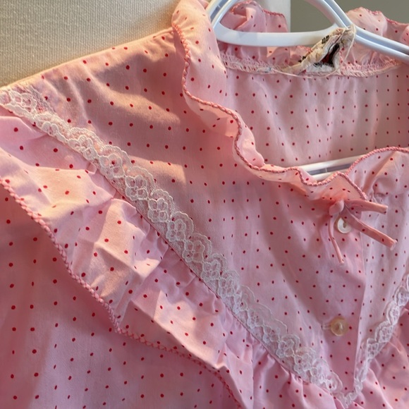 Plum Blossoms Vintage Nightgown - Picture 4 of 6